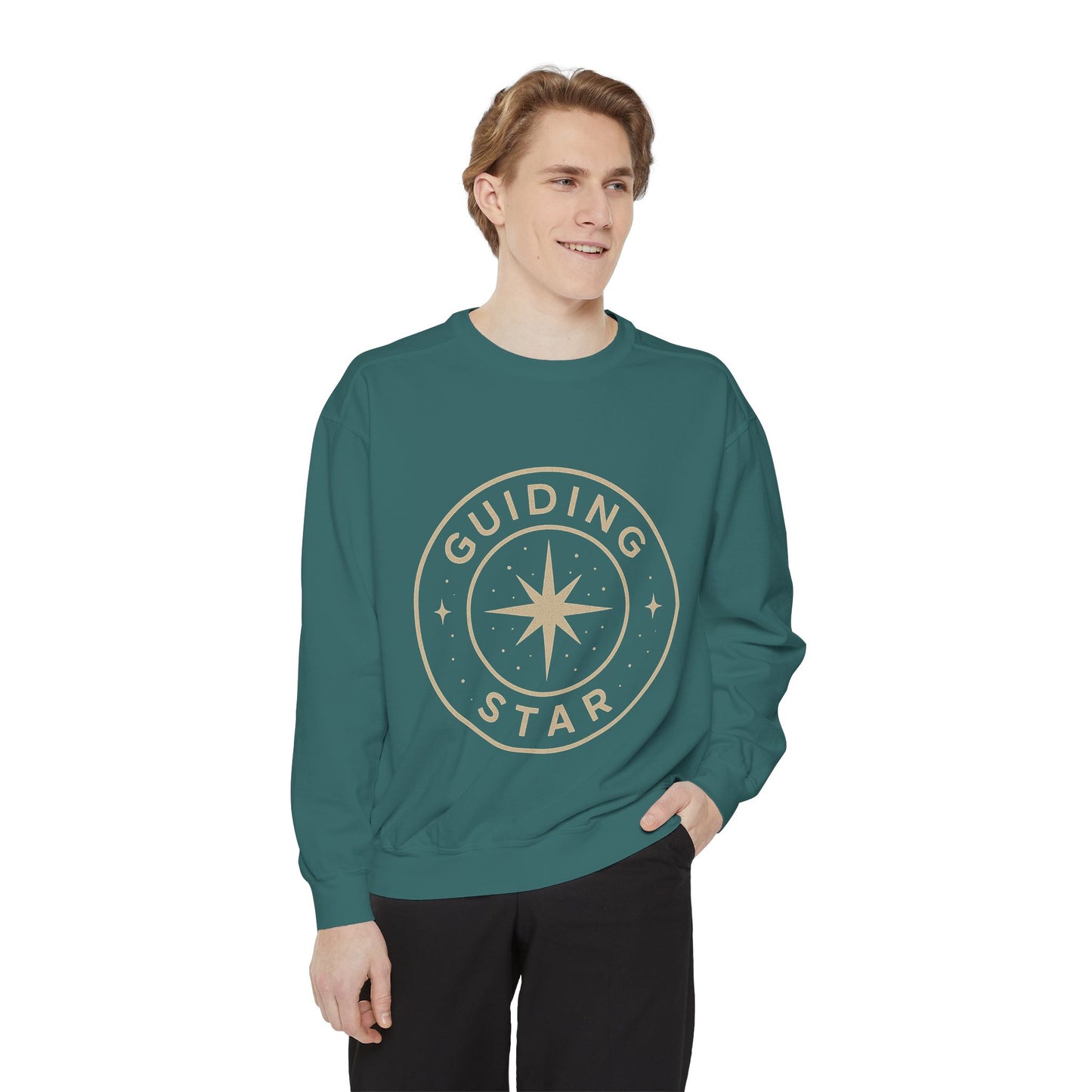 Guiding Star Sweatshirt | Cozy Unisex Sweatshirt for Stargazers | Ideal Gift for Inspiration, Motivation, Birthdays, & Celebrations