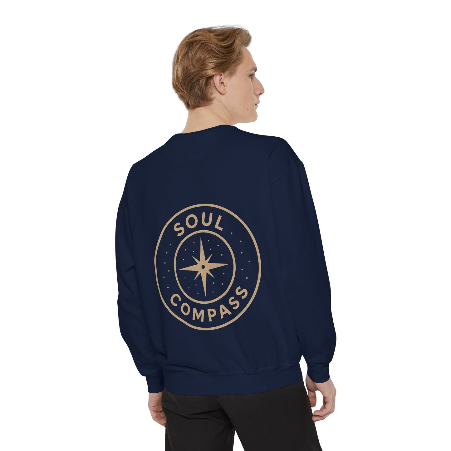Soul Compass Sweatshirt, Unisex Cozy Gift, Mindfulness Apparel, Adventure Top, Inspirational Clothing