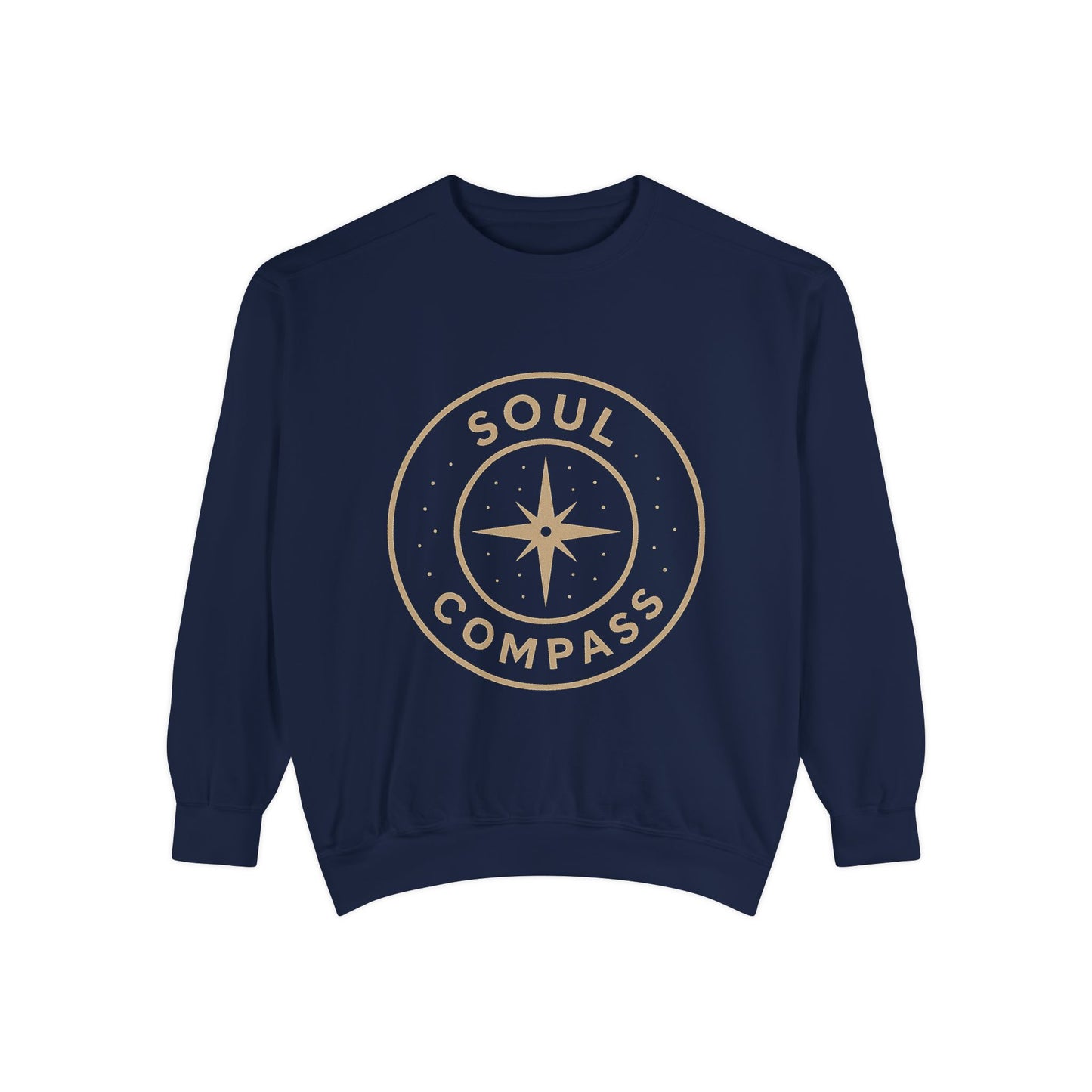 Soul Compass Sweatshirt, Unisex Cozy Gift, Mindfulness Apparel, Adventure Top, Inspirational Clothing