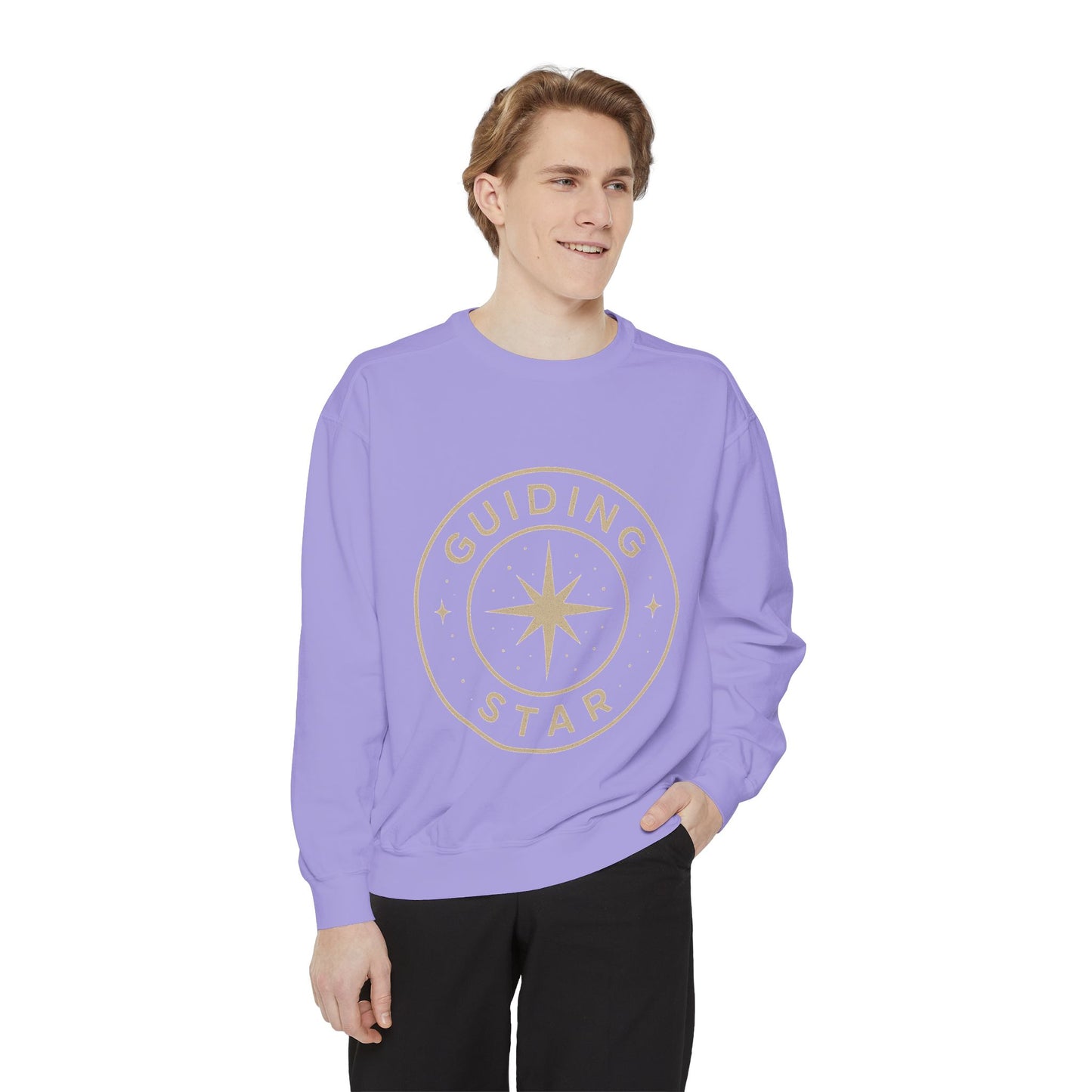 Guiding Star Sweatshirt | Cozy Unisex Sweatshirt for Stargazers | Ideal Gift for Inspiration, Motivation, Birthdays, & Celebrations