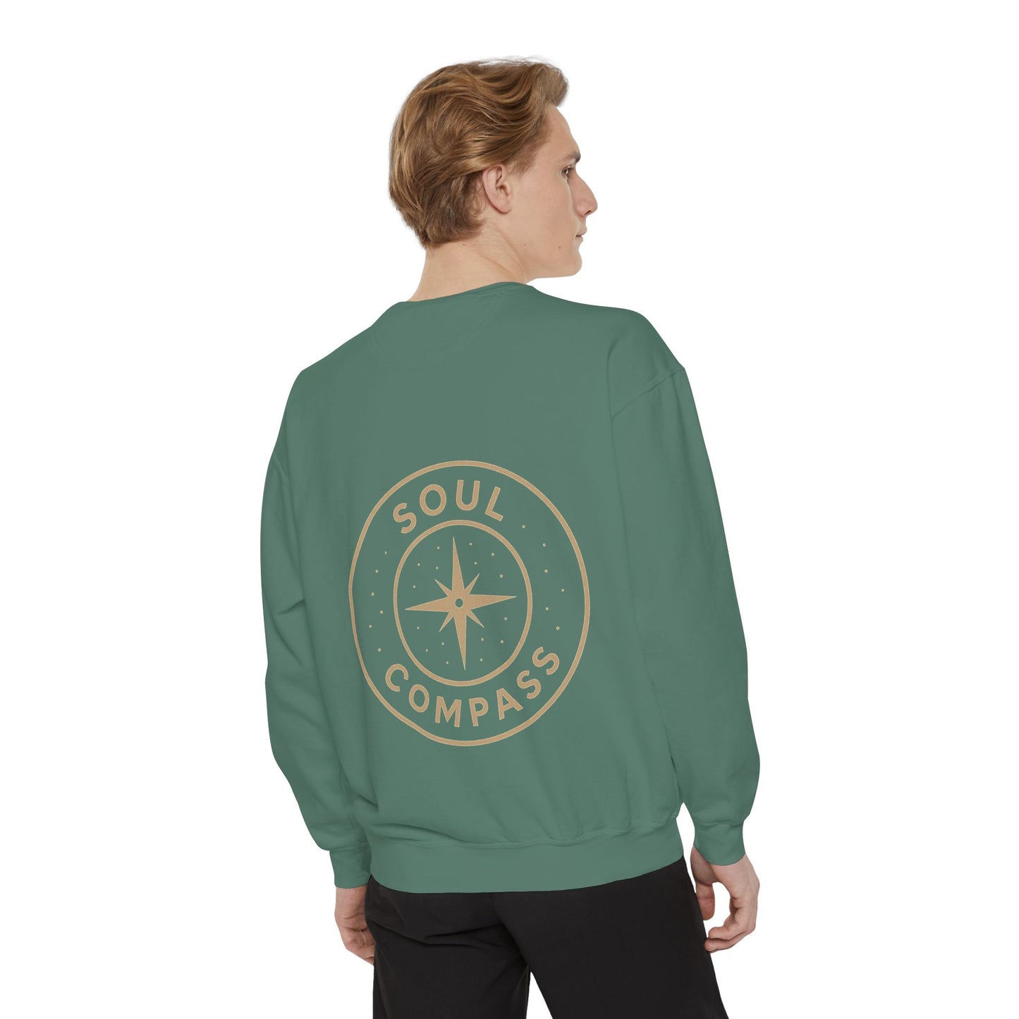 Soul Compass Sweatshirt, Unisex Cozy Gift, Mindfulness Apparel, Adventure Top, Inspirational Clothing