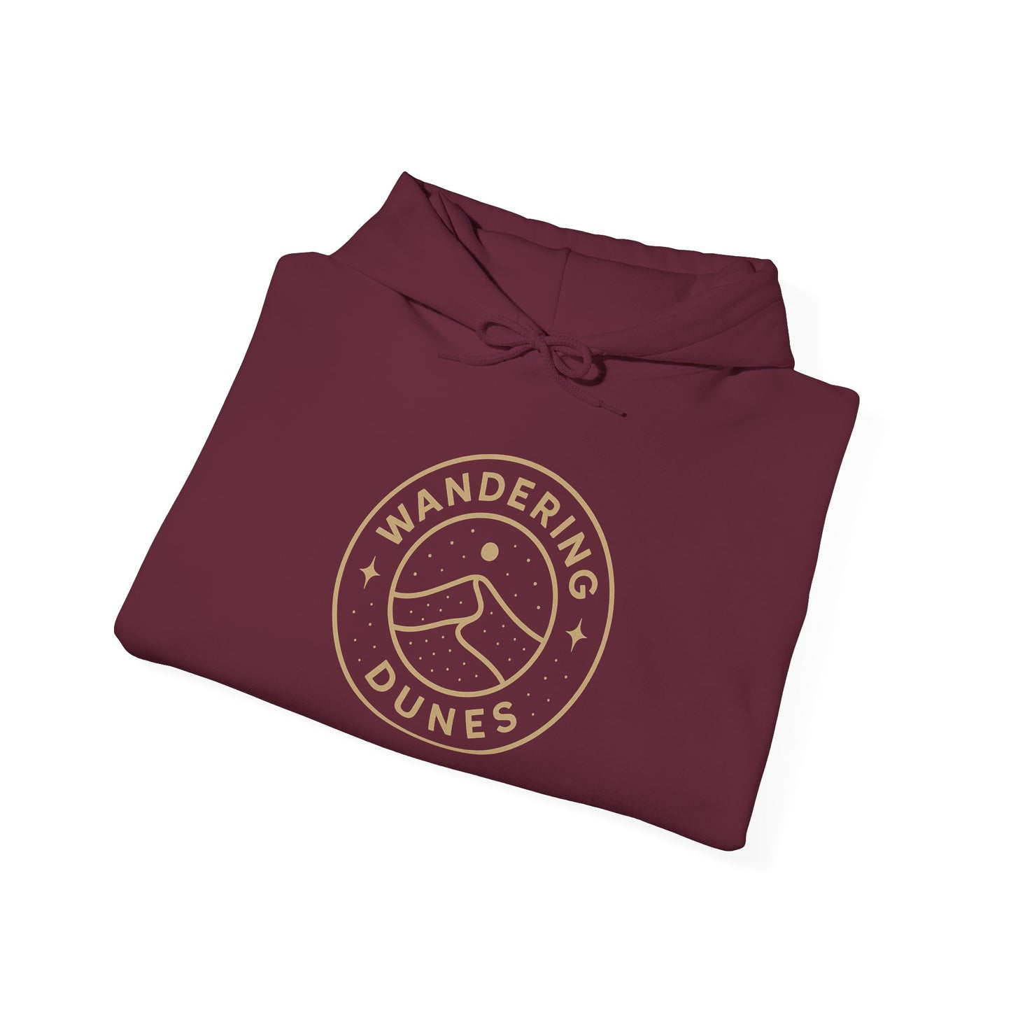 Wandering Dunes Hoodie - Cozy Unisex Sweatshirt for Adventurers, Perfect for Camping, Travel, Gifts, or Everyday Wear