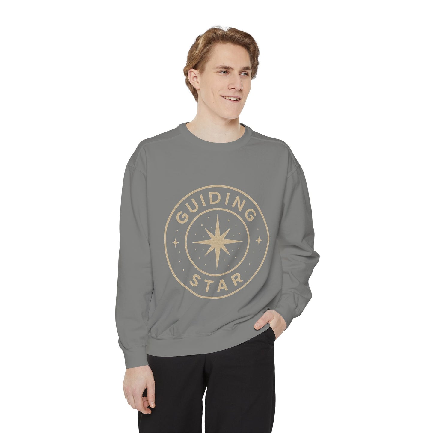 Guiding Star Sweatshirt | Cozy Unisex Sweatshirt for Stargazers | Ideal Gift for Inspiration, Motivation, Birthdays, & Celebrations