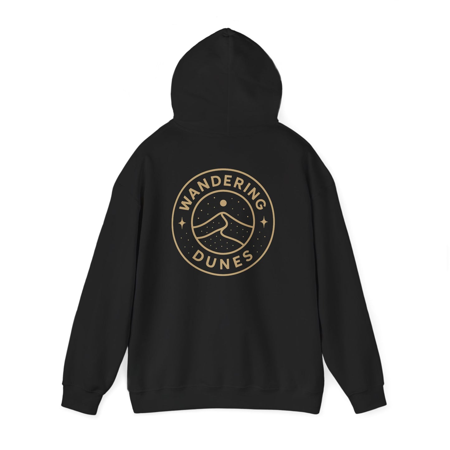Wandering Dunes Hoodie - Cozy Unisex Sweatshirt for Adventurers, Perfect for Camping, Travel, Gifts, or Everyday Wear