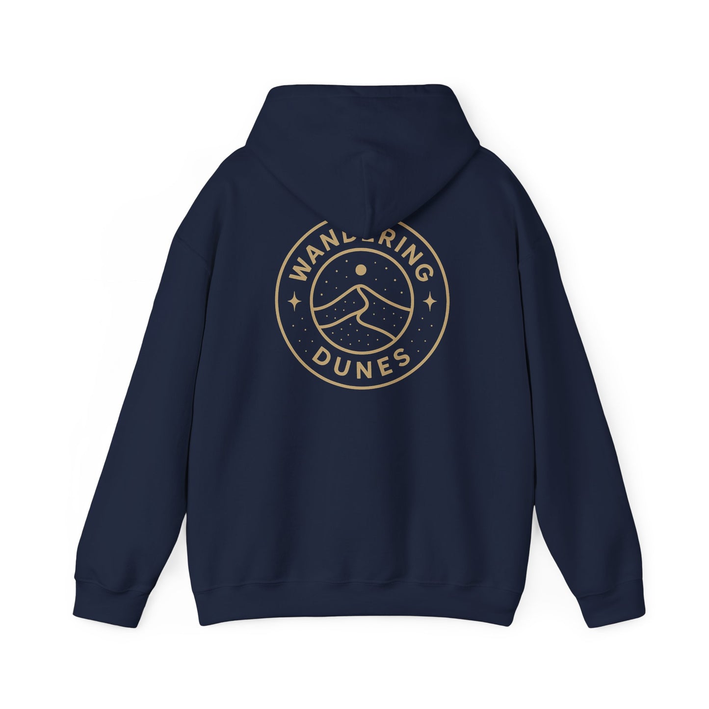 Wandering Dunes Hoodie - Cozy Unisex Sweatshirt for Adventurers, Perfect for Camping, Travel, Gifts, or Everyday Wear