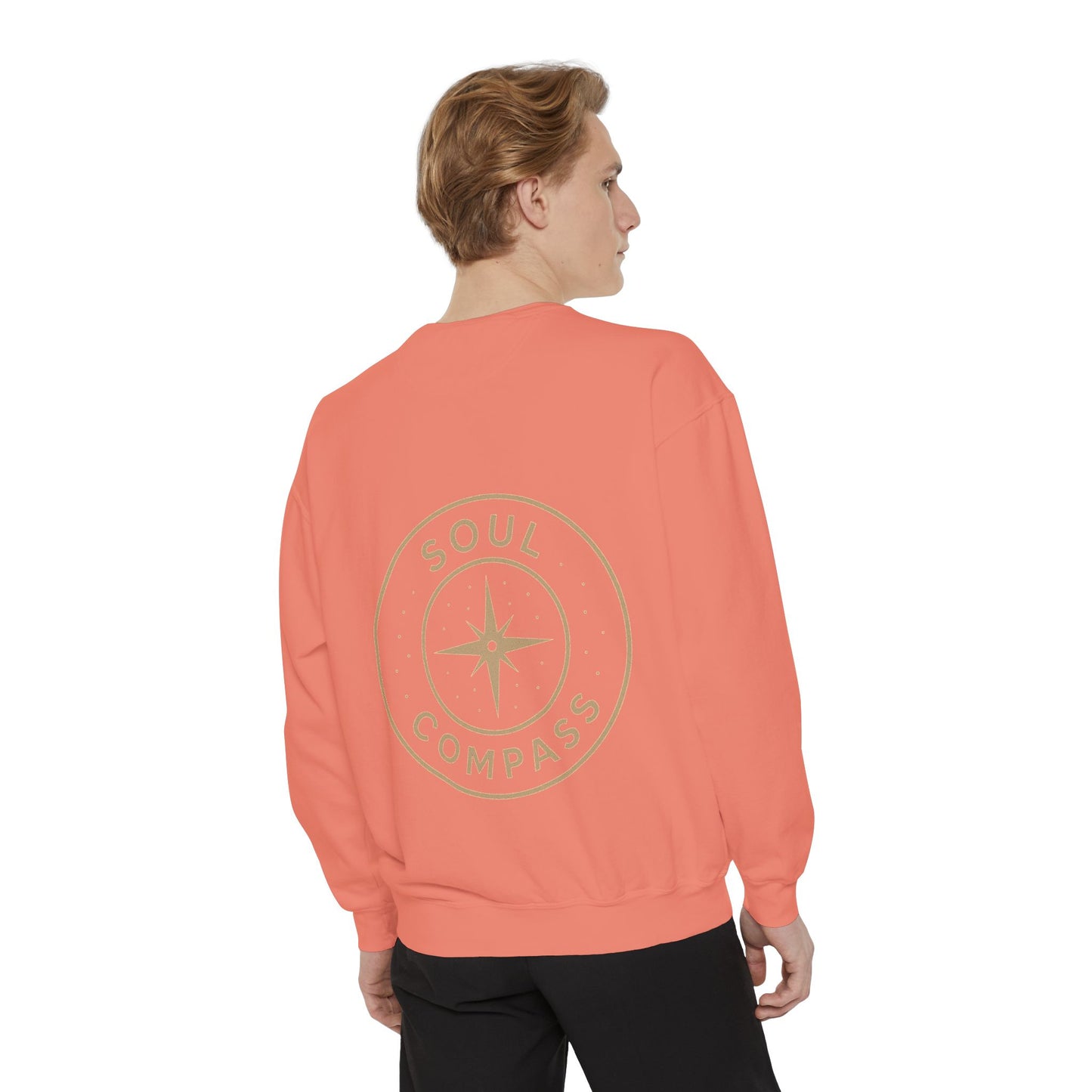 Soul Compass Sweatshirt, Unisex Cozy Gift, Mindfulness Apparel, Adventure Top, Inspirational Clothing