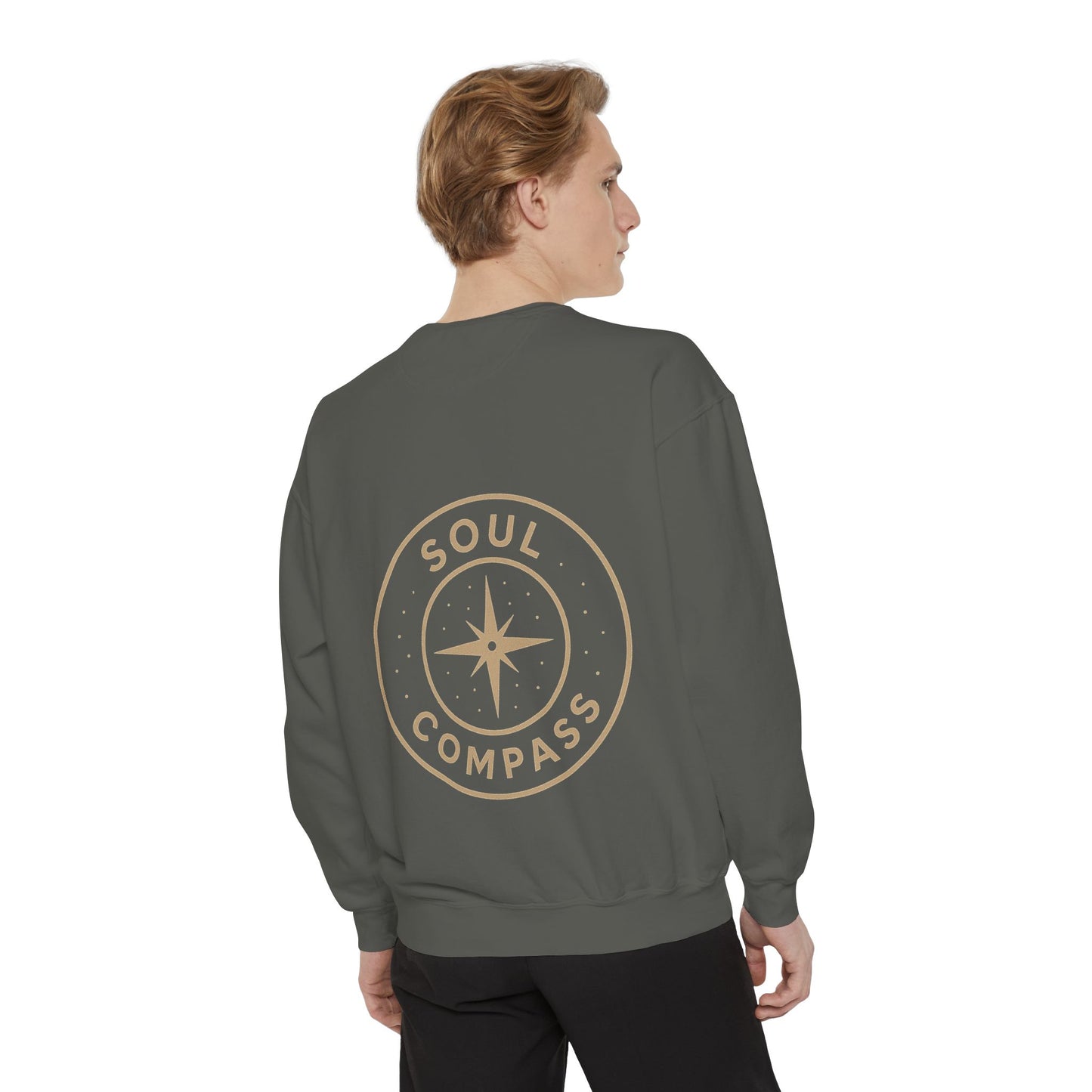 Soul Compass Sweatshirt, Unisex Cozy Gift, Mindfulness Apparel, Adventure Top, Inspirational Clothing