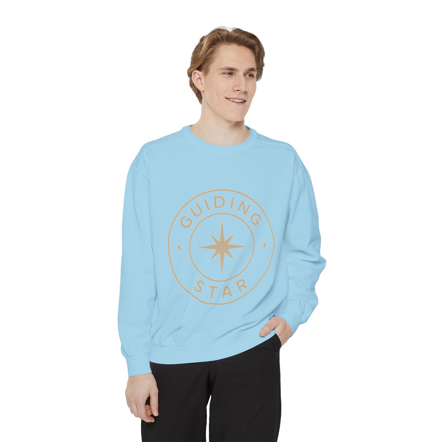 Guiding Star Sweatshirt | Cozy Unisex Sweatshirt for Stargazers | Ideal Gift for Inspiration, Motivation, Birthdays, & Celebrations