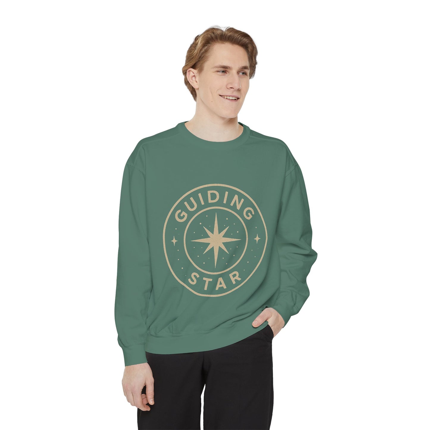 Guiding Star Sweatshirt | Cozy Unisex Sweatshirt for Stargazers | Ideal Gift for Inspiration, Motivation, Birthdays, & Celebrations