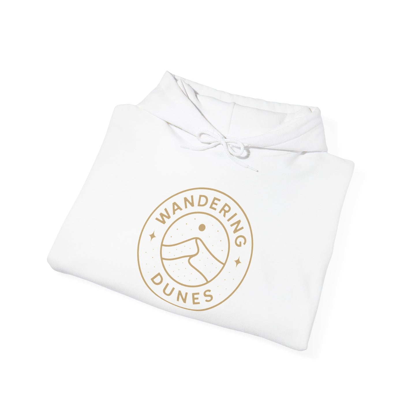 Wandering Dunes Hoodie - Cozy Unisex Sweatshirt for Adventurers, Perfect for Camping, Travel, Gifts, or Everyday Wear