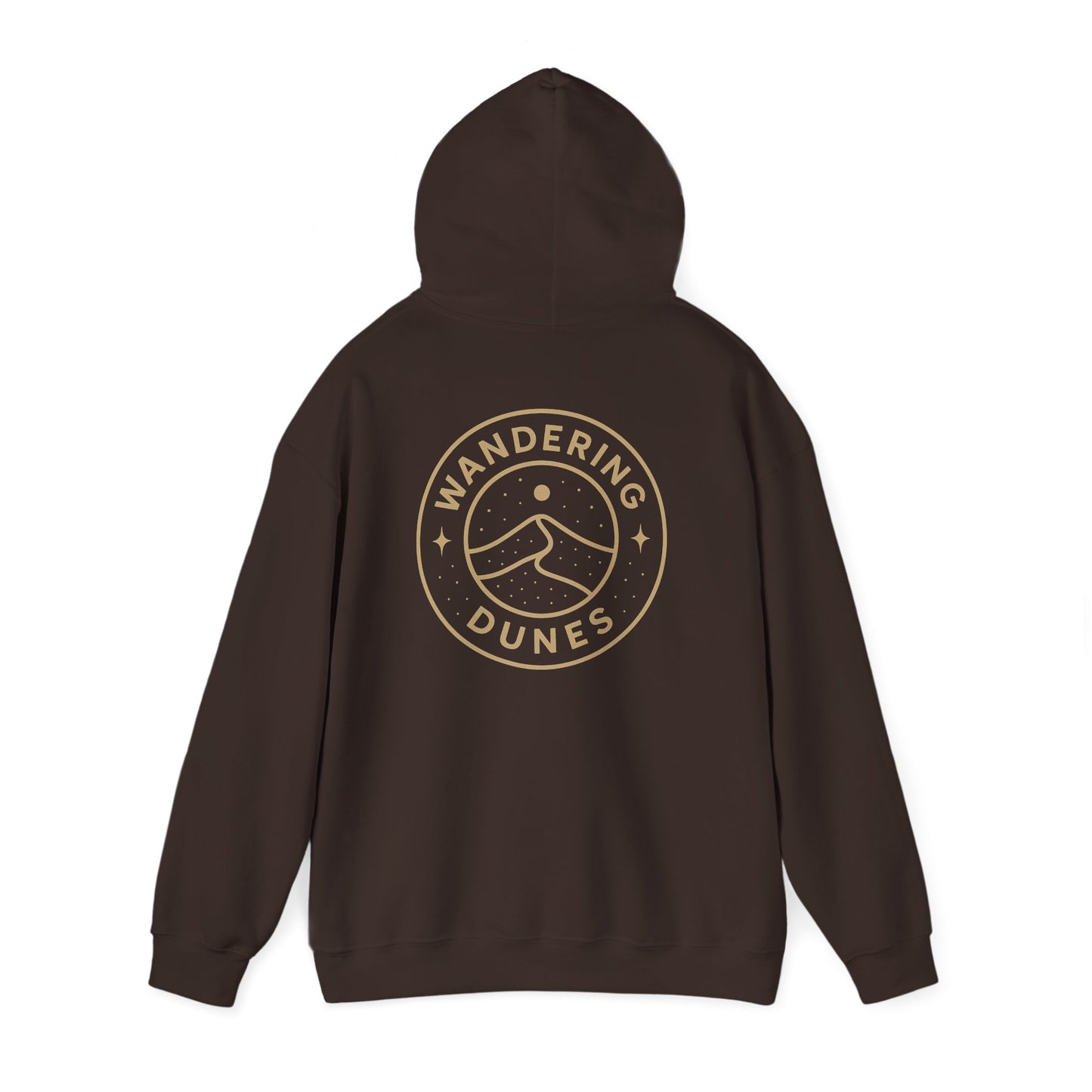 Wandering Dunes Hoodie - Cozy Unisex Sweatshirt for Adventurers, Perfect for Camping, Travel, Gifts, or Everyday Wear