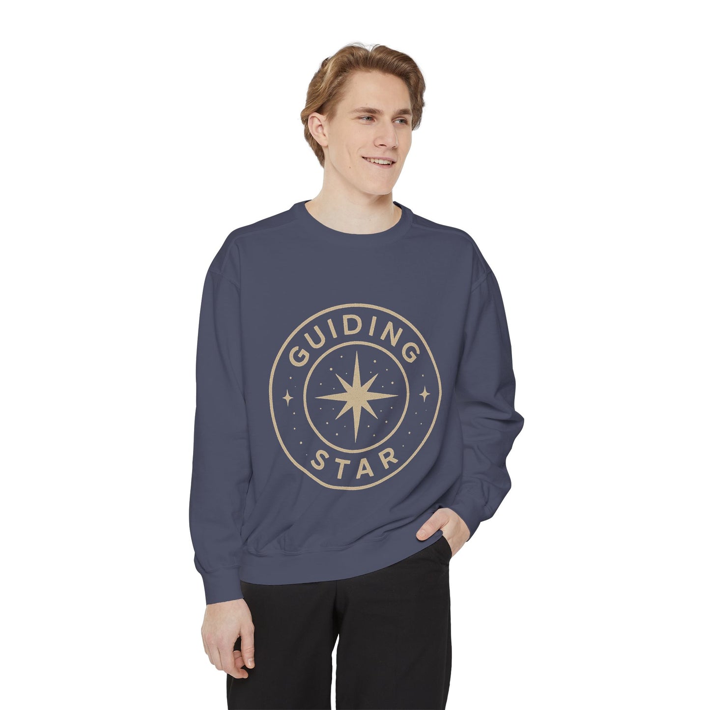 Guiding Star Sweatshirt | Cozy Unisex Sweatshirt for Stargazers | Ideal Gift for Inspiration, Motivation, Birthdays, & Celebrations