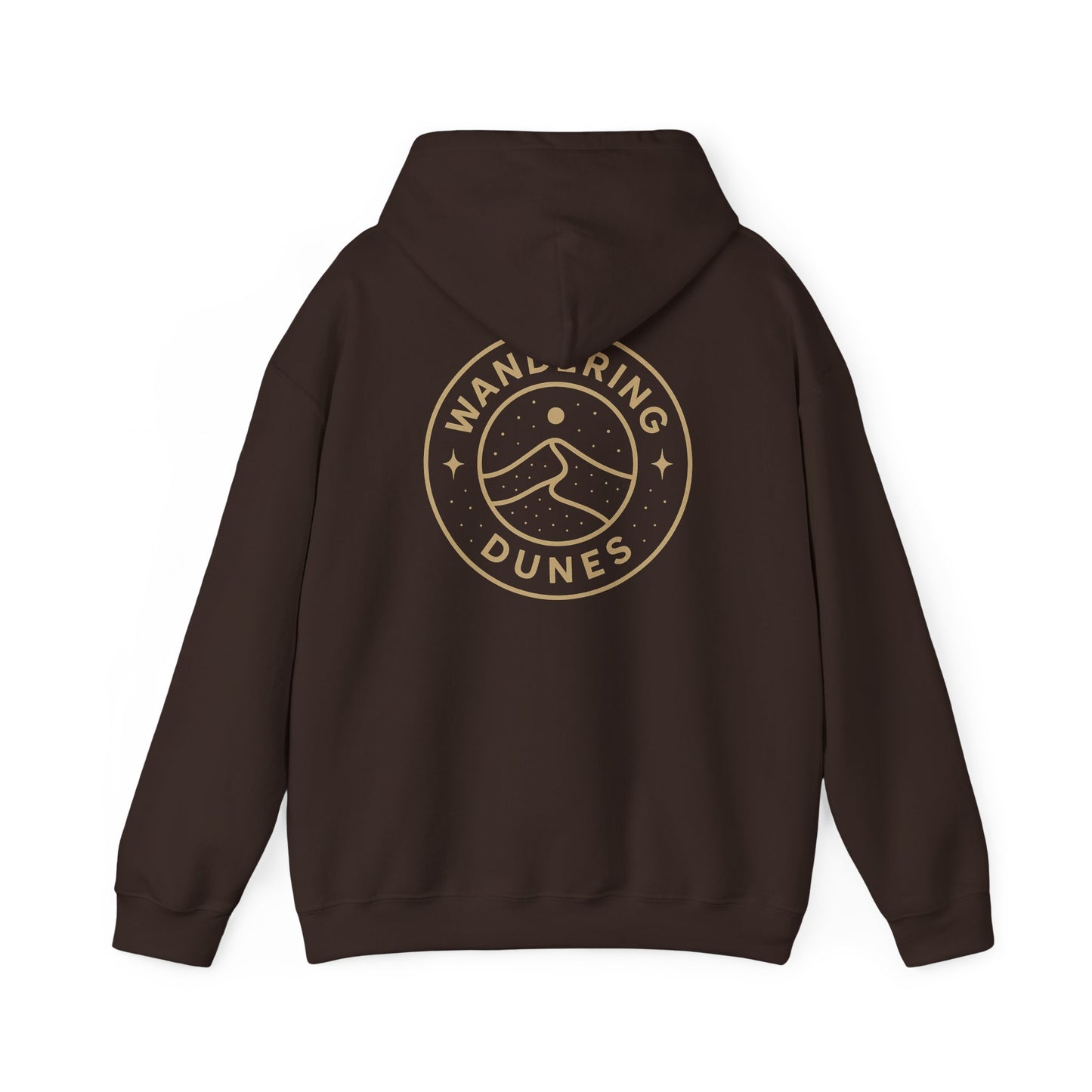 Wandering Dunes Hoodie - Cozy Unisex Sweatshirt for Adventurers, Perfect for Camping, Travel, Gifts, or Everyday Wear