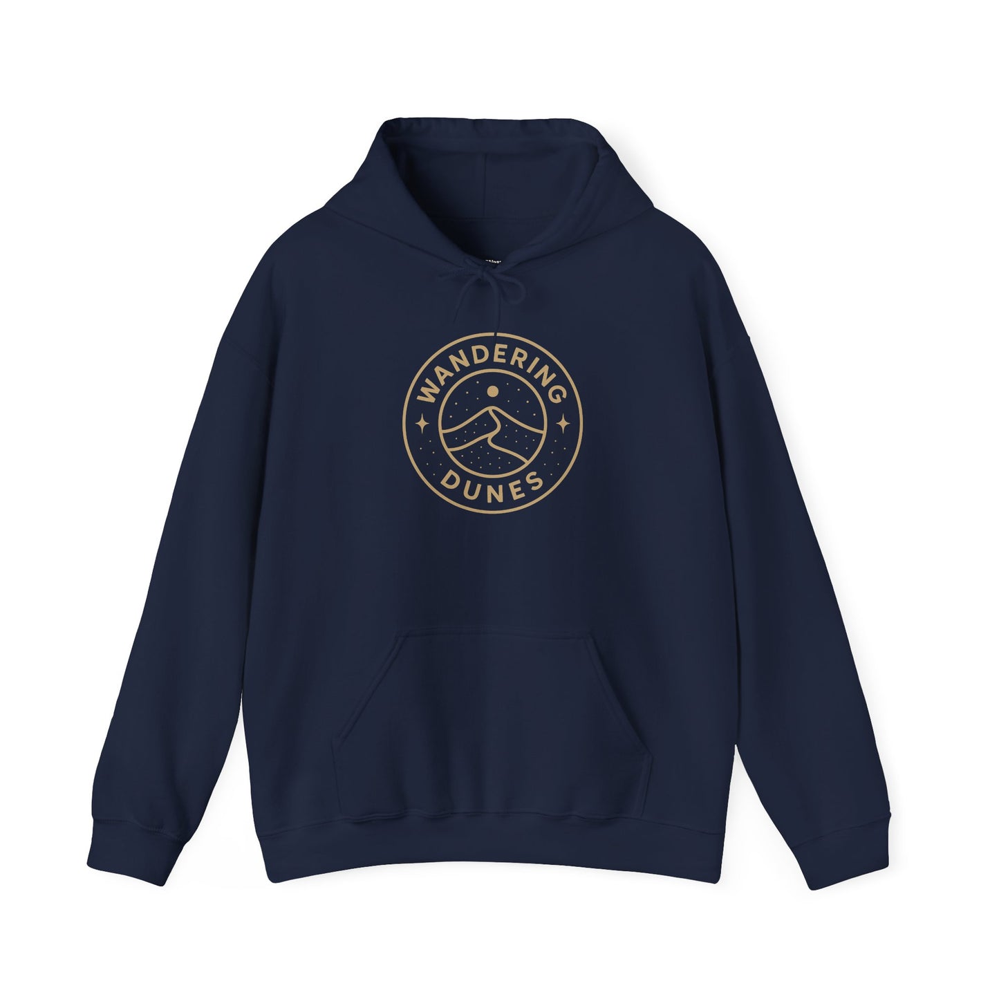 Wandering Dunes Hoodie - Cozy Unisex Sweatshirt for Adventurers, Perfect for Camping, Travel, Gifts, or Everyday Wear