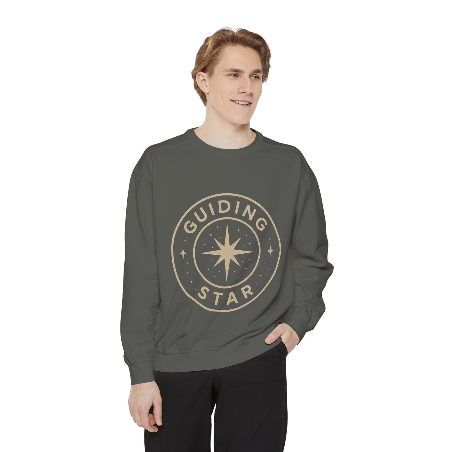 Guiding Star Sweatshirt | Cozy Unisex Sweatshirt for Stargazers | Ideal Gift for Inspiration, Motivation, Birthdays, & Celebrations