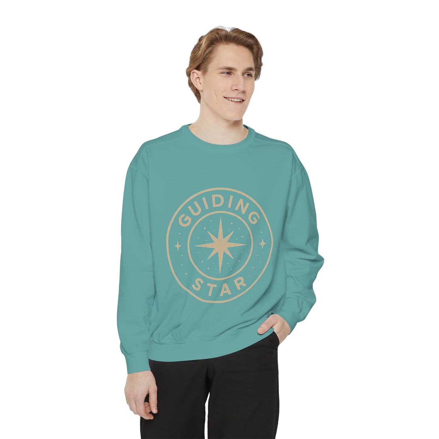 Guiding Star Sweatshirt | Cozy Unisex Sweatshirt for Stargazers | Ideal Gift for Inspiration, Motivation, Birthdays, & Celebrations