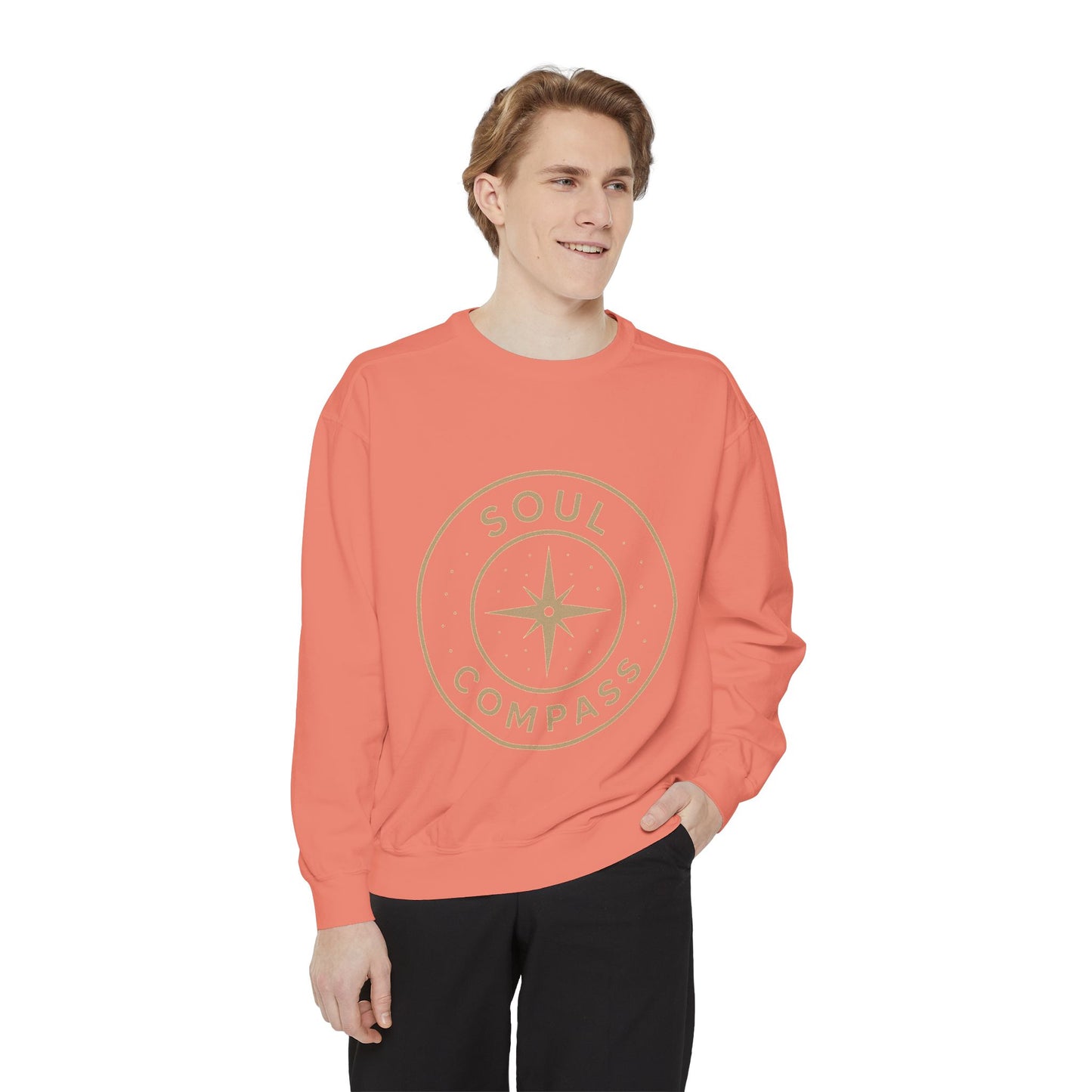 Soul Compass Sweatshirt, Unisex Cozy Gift, Mindfulness Apparel, Adventure Top, Inspirational Clothing