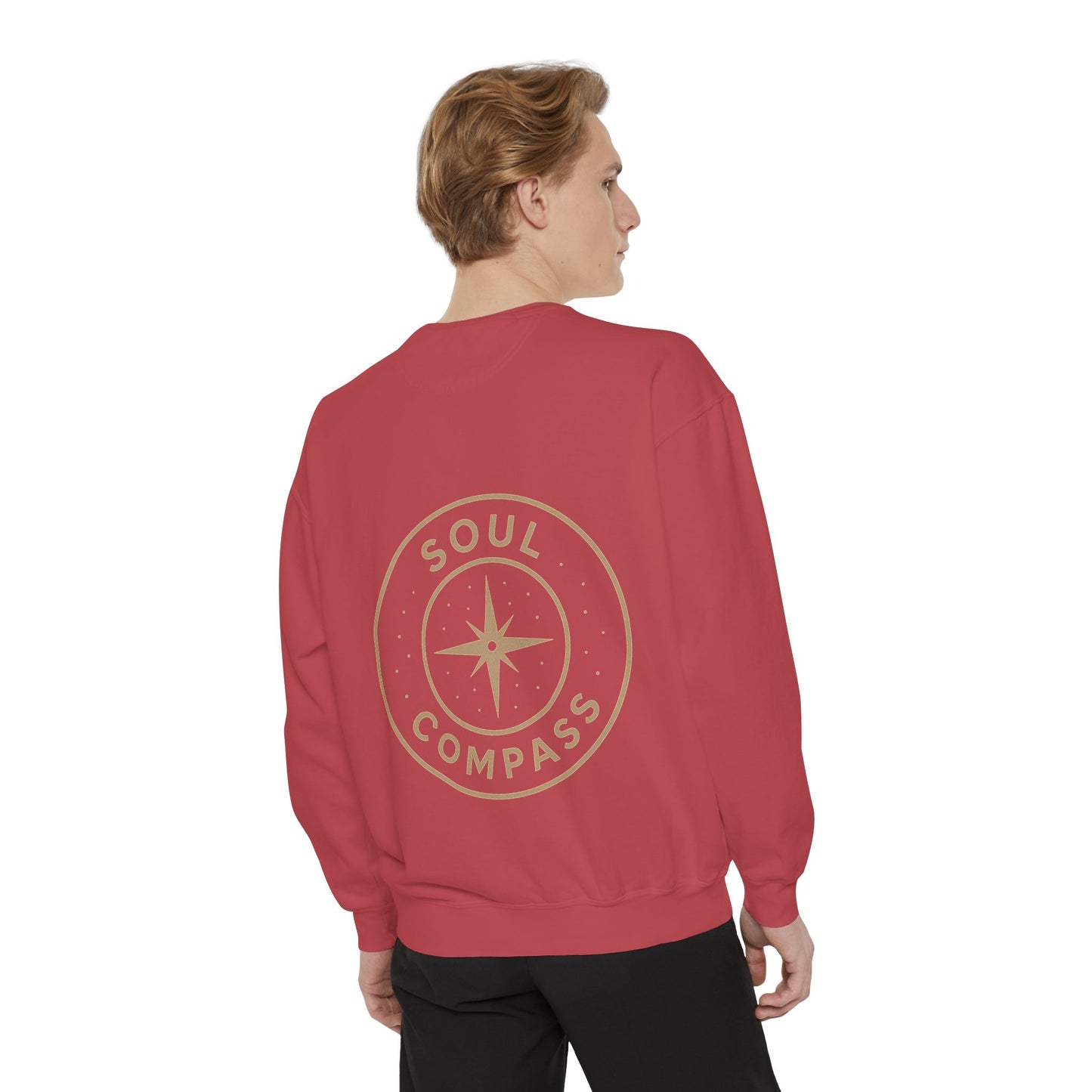 Soul Compass Sweatshirt, Unisex Cozy Gift, Mindfulness Apparel, Adventure Top, Inspirational Clothing