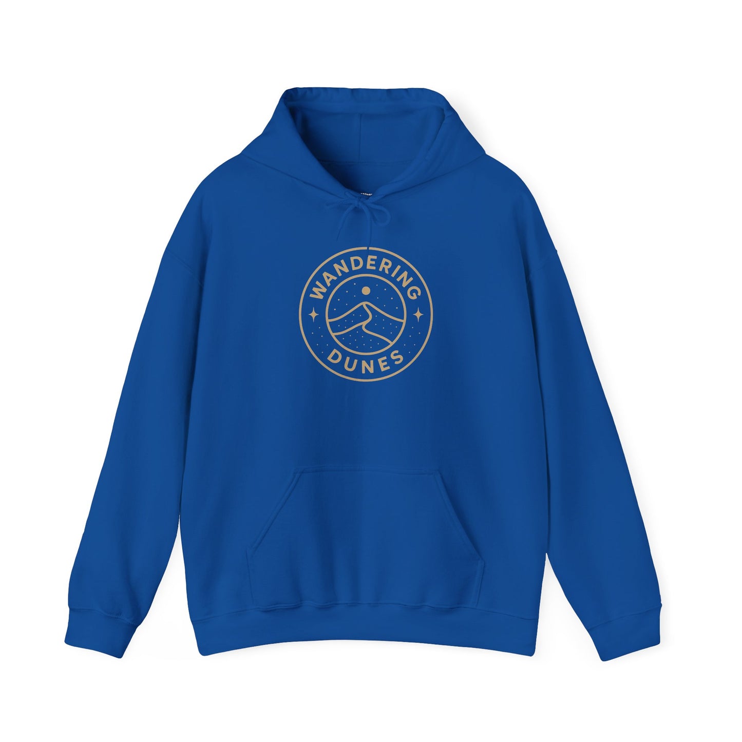 Wandering Dunes Hoodie - Cozy Unisex Sweatshirt for Adventurers, Perfect for Camping, Travel, Gifts, or Everyday Wear