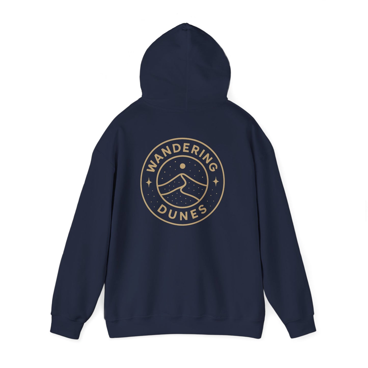 Wandering Dunes Hoodie - Cozy Unisex Sweatshirt for Adventurers, Perfect for Camping, Travel, Gifts, or Everyday Wear