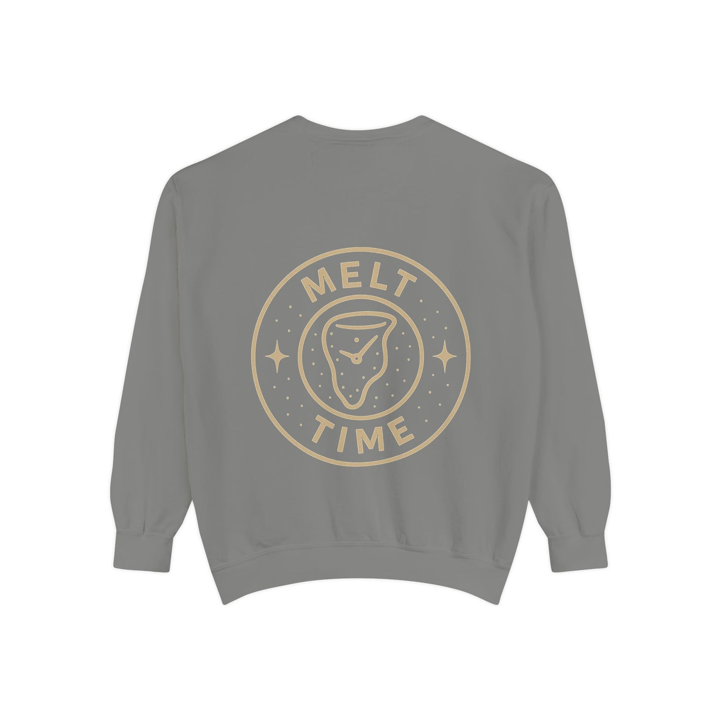 Melt Time Unisex Garment-Dyed Sweatshirt, Cozy Sweatshirt for Relaxation, Casual Wear, Gift for Friends, Fun Gift for Holidays, Trendy [...]