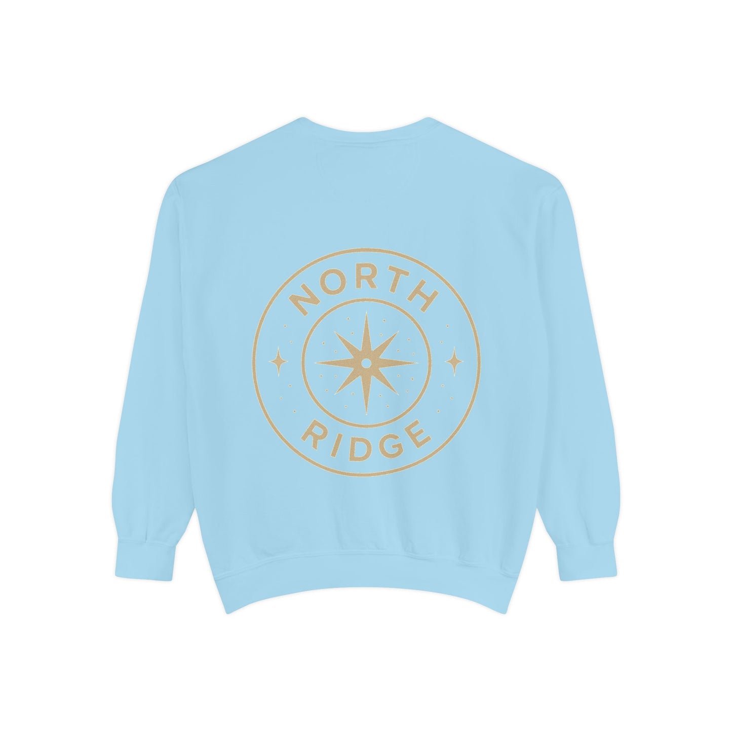 Cozy Unisex Garment-Dyed Sweatshirt with North Ridge Compass Design, Perfect for Outdoor Lovers, Travel Gifts, Casual Wear, Fall [...]