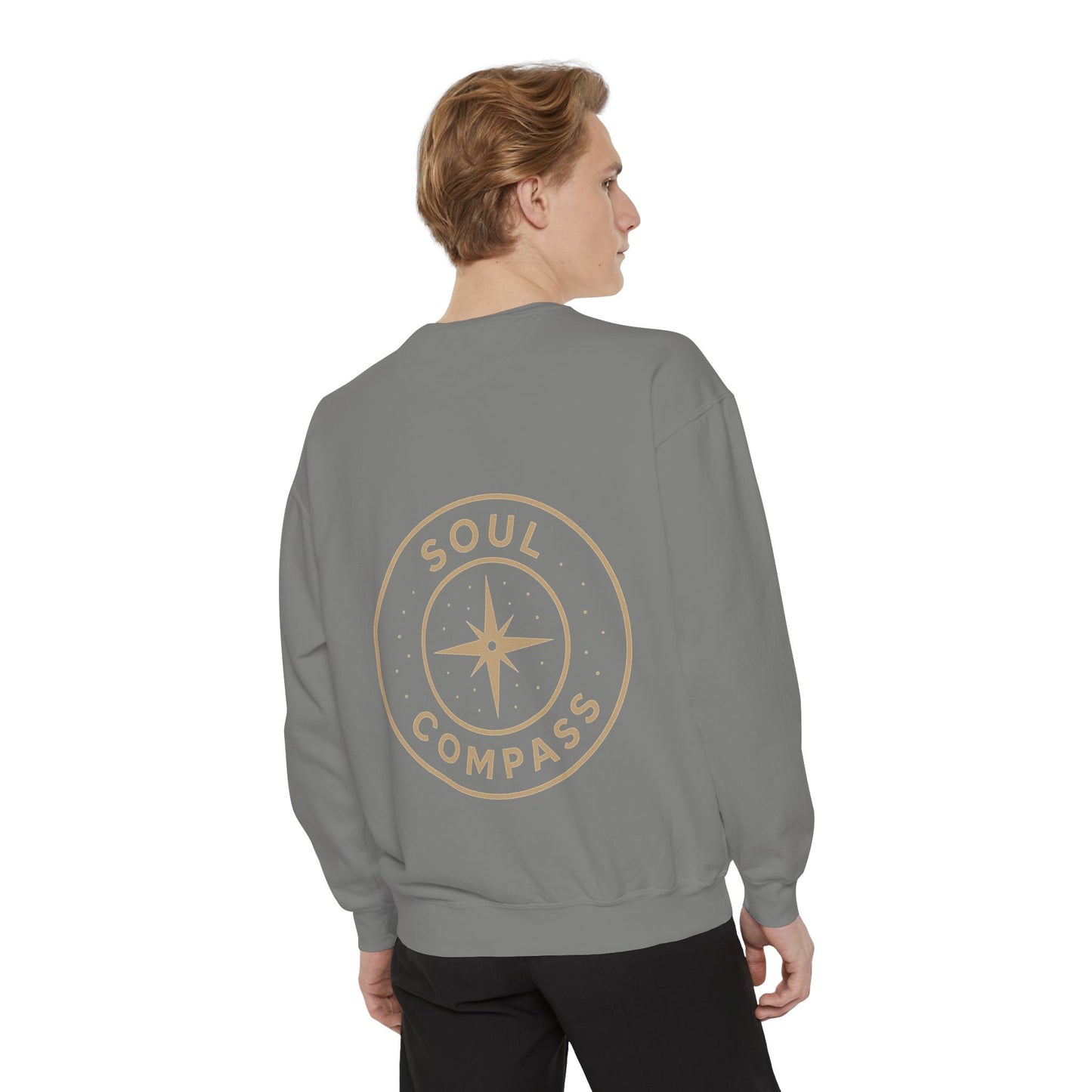 Soul Compass Sweatshirt, Unisex Cozy Gift, Mindfulness Apparel, Adventure Top, Inspirational Clothing