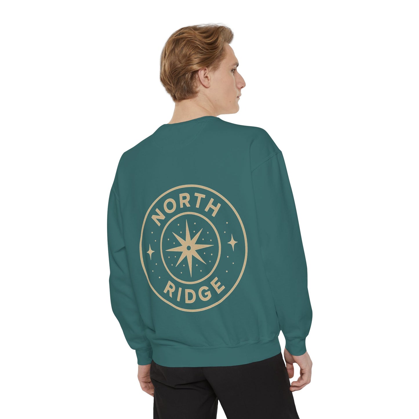 Cozy Unisex Garment-Dyed Sweatshirt with North Ridge Compass Design, Perfect for Outdoor Lovers, Travel Gifts, Casual Wear, Fall [...]