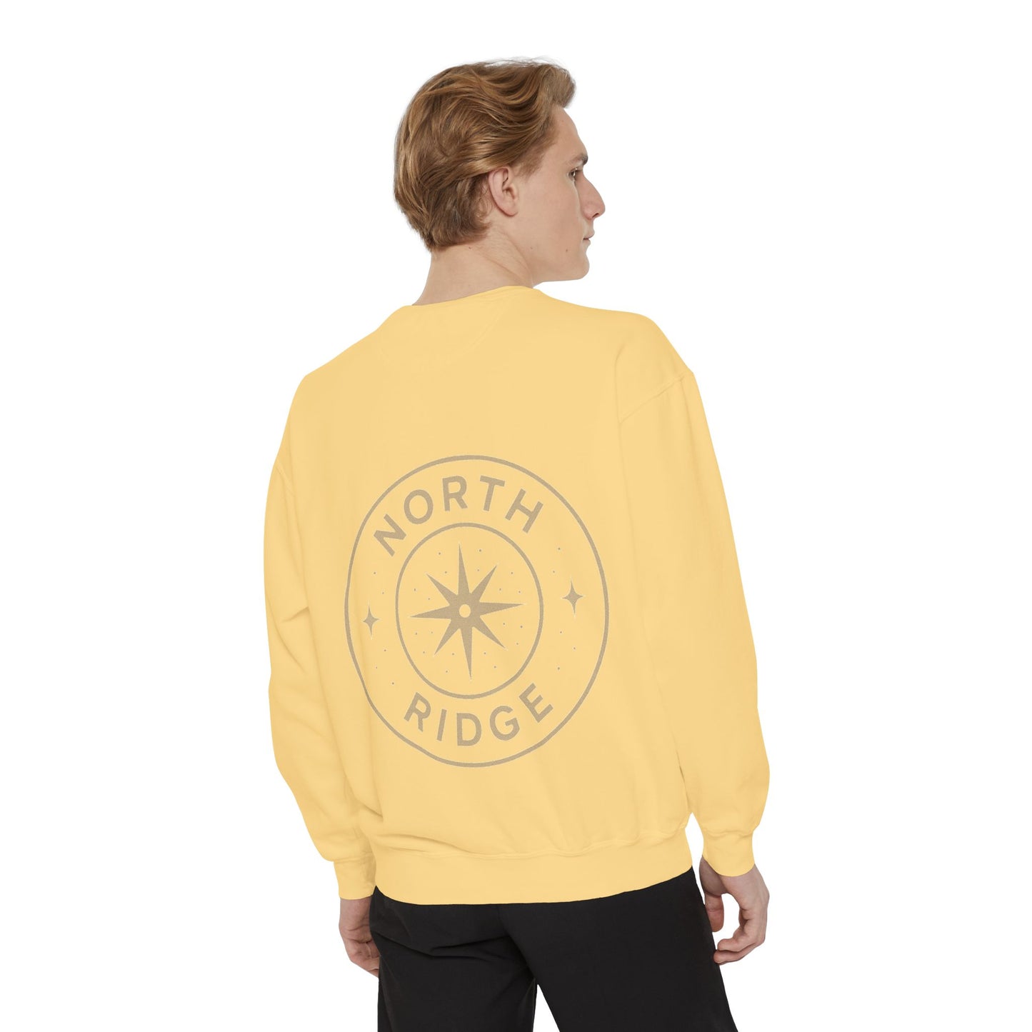 Cozy Unisex Garment-Dyed Sweatshirt with North Ridge Compass Design, Perfect for Outdoor Lovers, Travel Gifts, Casual Wear, Fall [...]