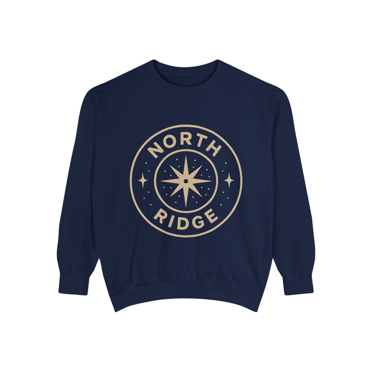 Cozy Unisex Garment-Dyed Sweatshirt with North Ridge Compass Design, Perfect for Outdoor Lovers, Travel Gifts, Casual Wear, Fall [...]