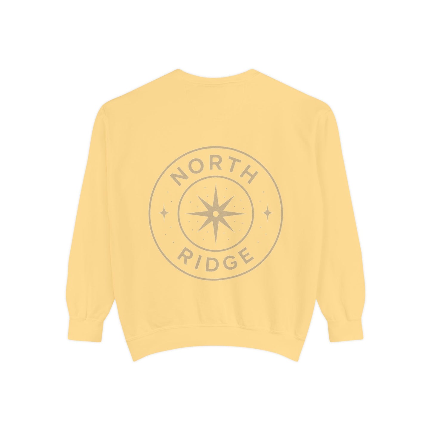 Cozy Unisex Garment-Dyed Sweatshirt with North Ridge Compass Design, Perfect for Outdoor Lovers, Travel Gifts, Casual Wear, Fall [...]