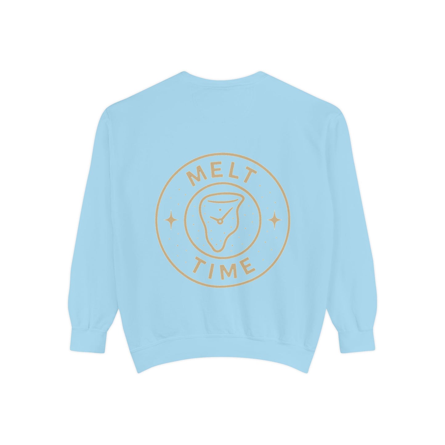 Melt Time Unisex Garment-Dyed Sweatshirt, Cozy Sweatshirt for Relaxation, Casual Wear, Gift for Friends, Fun Gift for Holidays, Trendy [...]