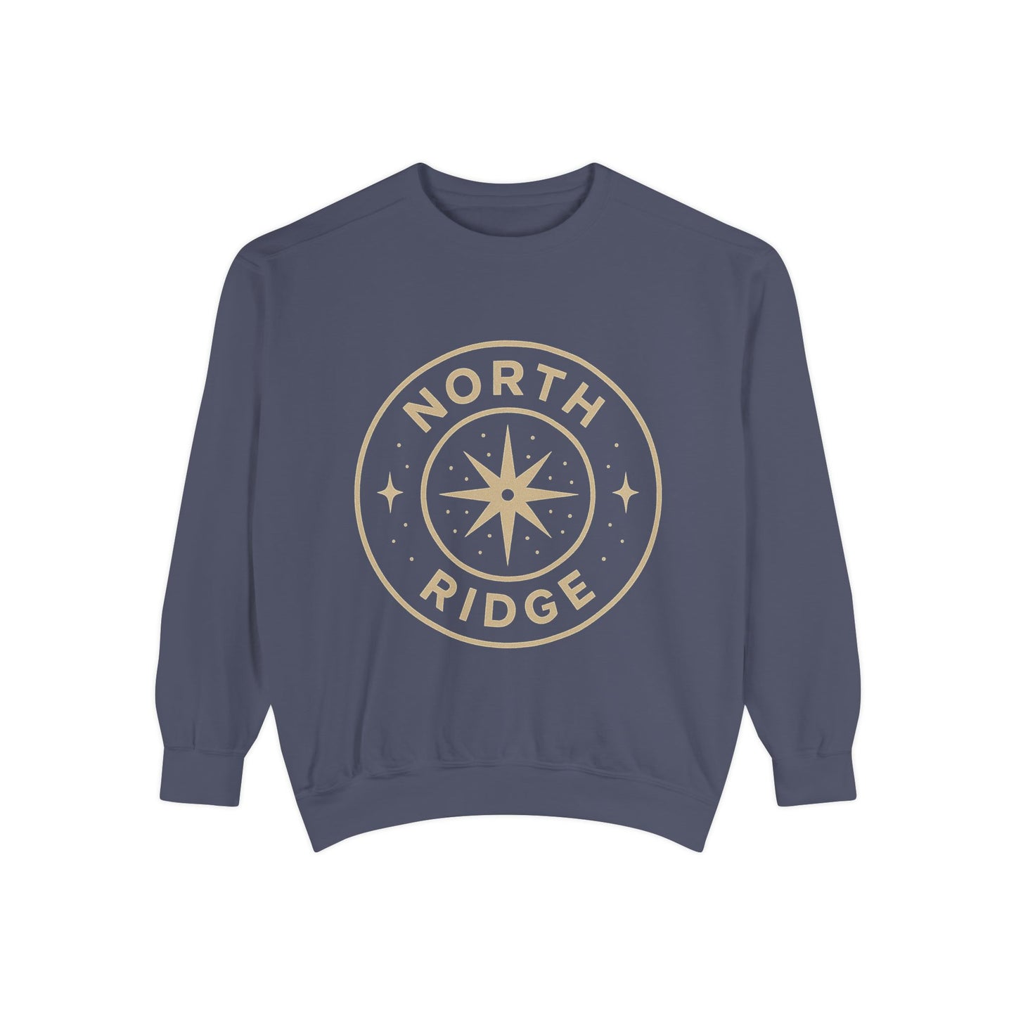 Cozy Unisex Garment-Dyed Sweatshirt with North Ridge Compass Design, Perfect for Outdoor Lovers, Travel Gifts, Casual Wear, Fall [...]