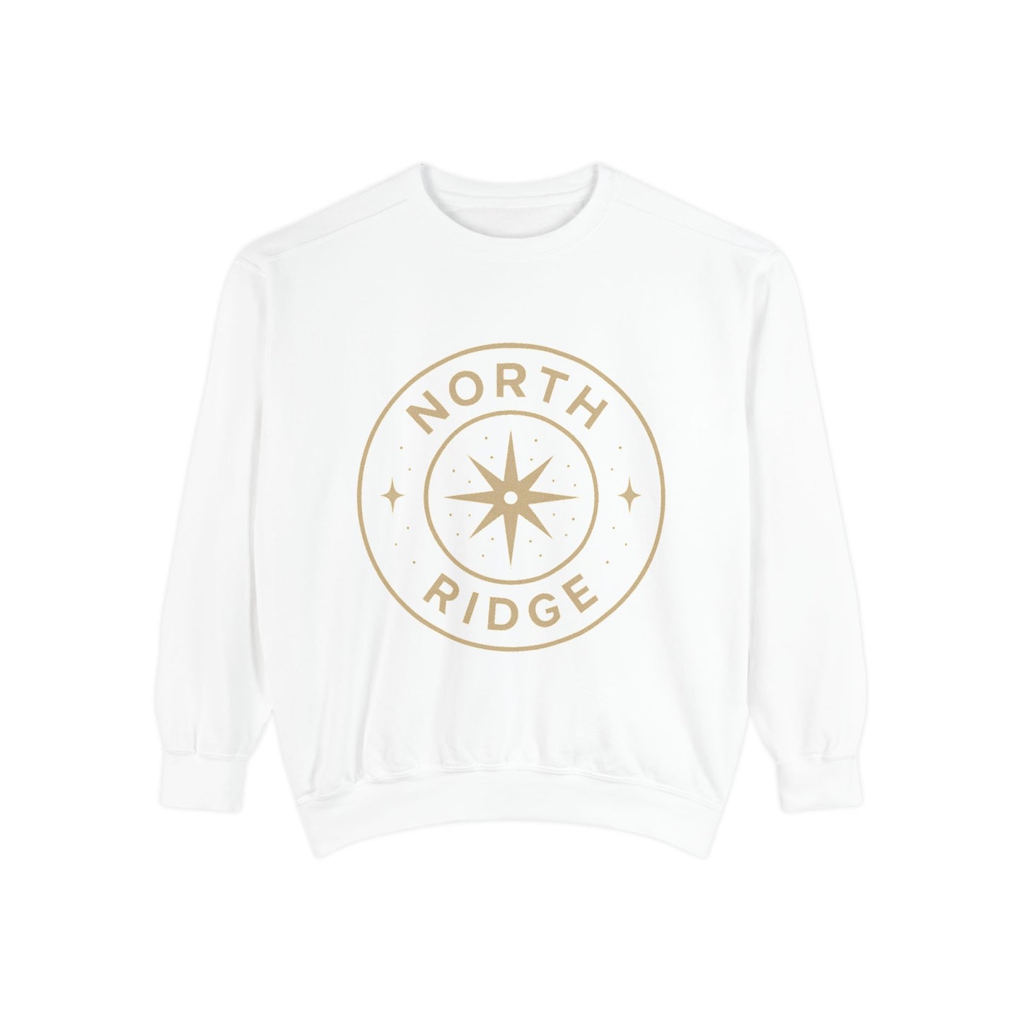 Cozy Unisex Garment-Dyed Sweatshirt with North Ridge Compass Design, Perfect for Outdoor Lovers, Travel Gifts, Casual Wear, Fall [...]
