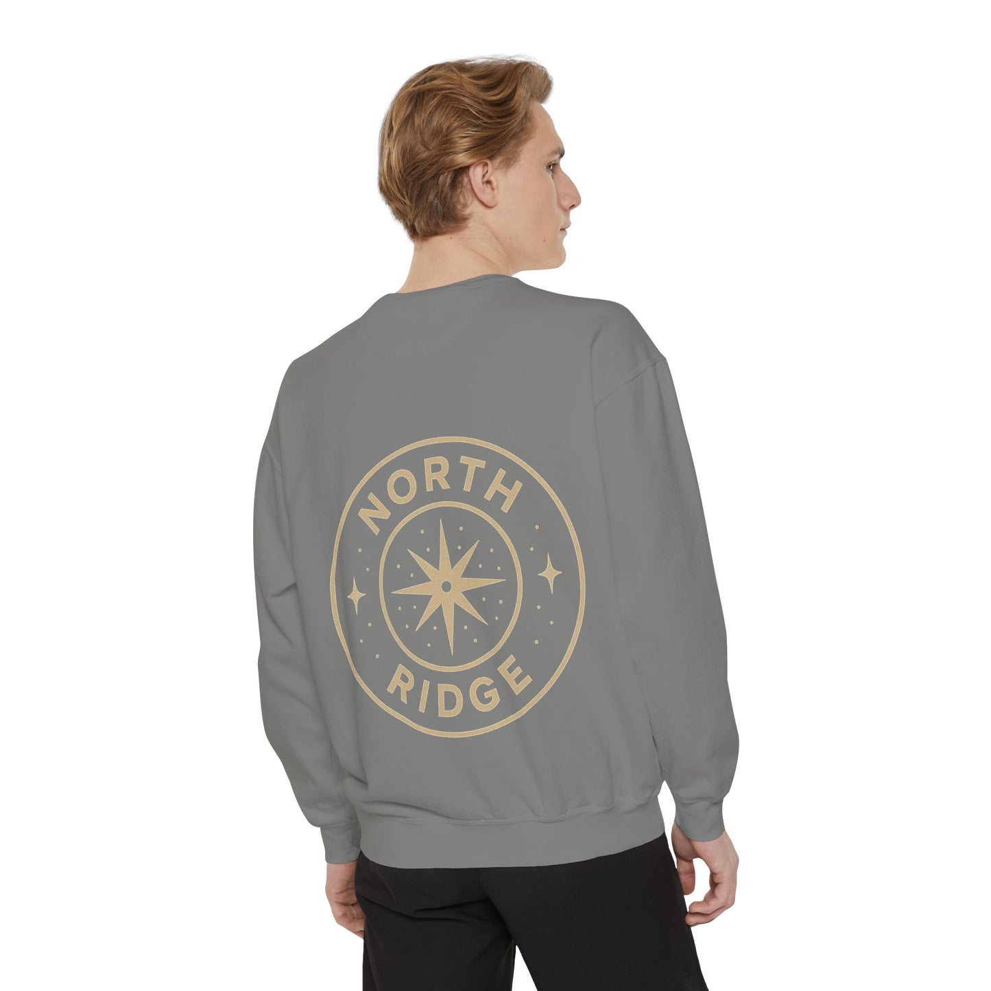 Cozy Unisex Garment-Dyed Sweatshirt with North Ridge Compass Design, Perfect for Outdoor Lovers, Travel Gifts, Casual Wear, Fall [...]