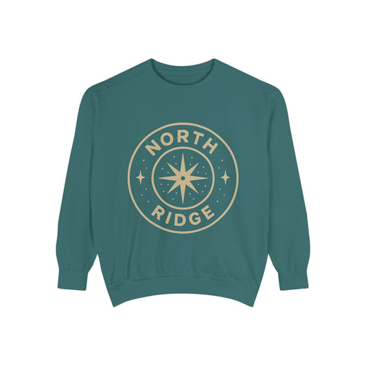 Cozy Unisex Garment-Dyed Sweatshirt with North Ridge Compass Design, Perfect for Outdoor Lovers, Travel Gifts, Casual Wear, Fall [...]