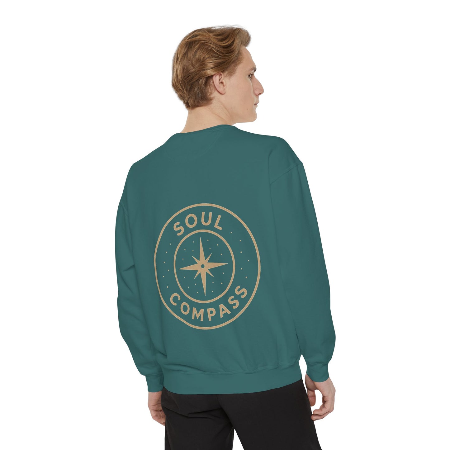 Soul Compass Sweatshirt, Unisex Cozy Gift, Mindfulness Apparel, Adventure Top, Inspirational Clothing