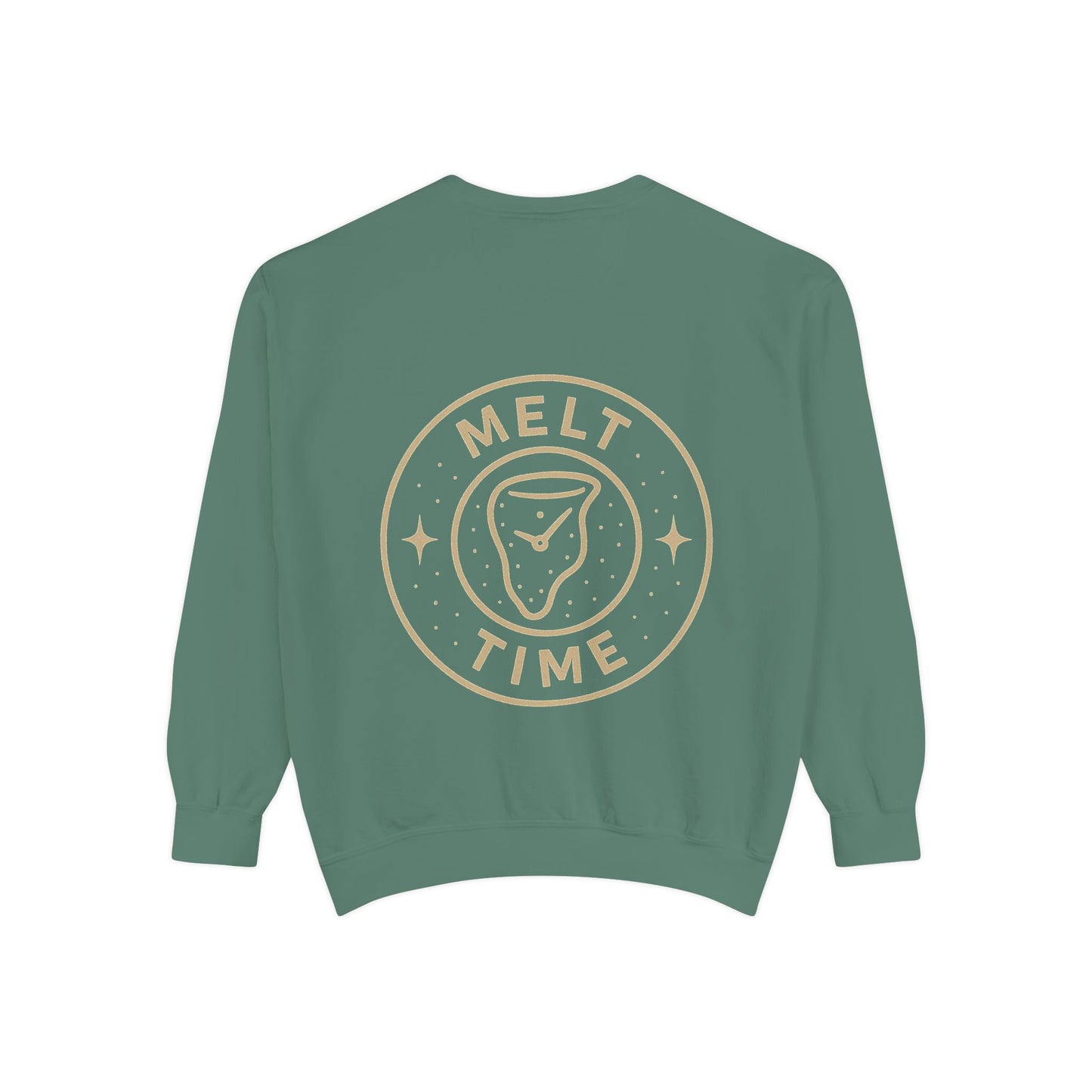 Melt Time Unisex Garment-Dyed Sweatshirt, Cozy Sweatshirt for Relaxation, Casual Wear, Gift for Friends, Fun Gift for Holidays, Trendy [...]