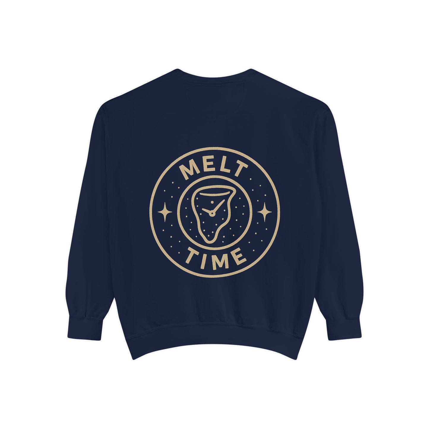 Melt Time Unisex Garment-Dyed Sweatshirt, Cozy Sweatshirt for Relaxation, Casual Wear, Gift for Friends, Fun Gift for Holidays, Trendy [...]