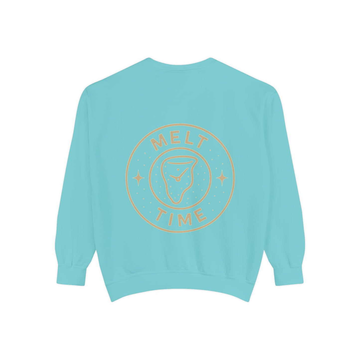 Melt Time Unisex Garment-Dyed Sweatshirt, Cozy Sweatshirt for Relaxation, Casual Wear, Gift for Friends, Fun Gift for Holidays, Trendy [...]