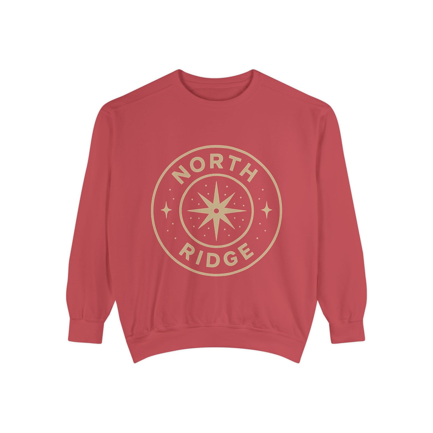 Cozy Unisex Garment-Dyed Sweatshirt with North Ridge Compass Design, Perfect for Outdoor Lovers, Travel Gifts, Casual Wear, Fall [...]