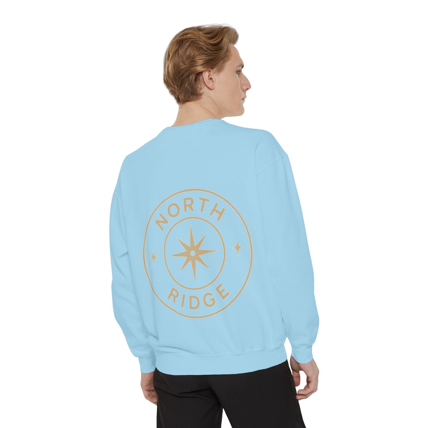 Cozy Unisex Garment-Dyed Sweatshirt with North Ridge Compass Design, Perfect for Outdoor Lovers, Travel Gifts, Casual Wear, Fall [...]