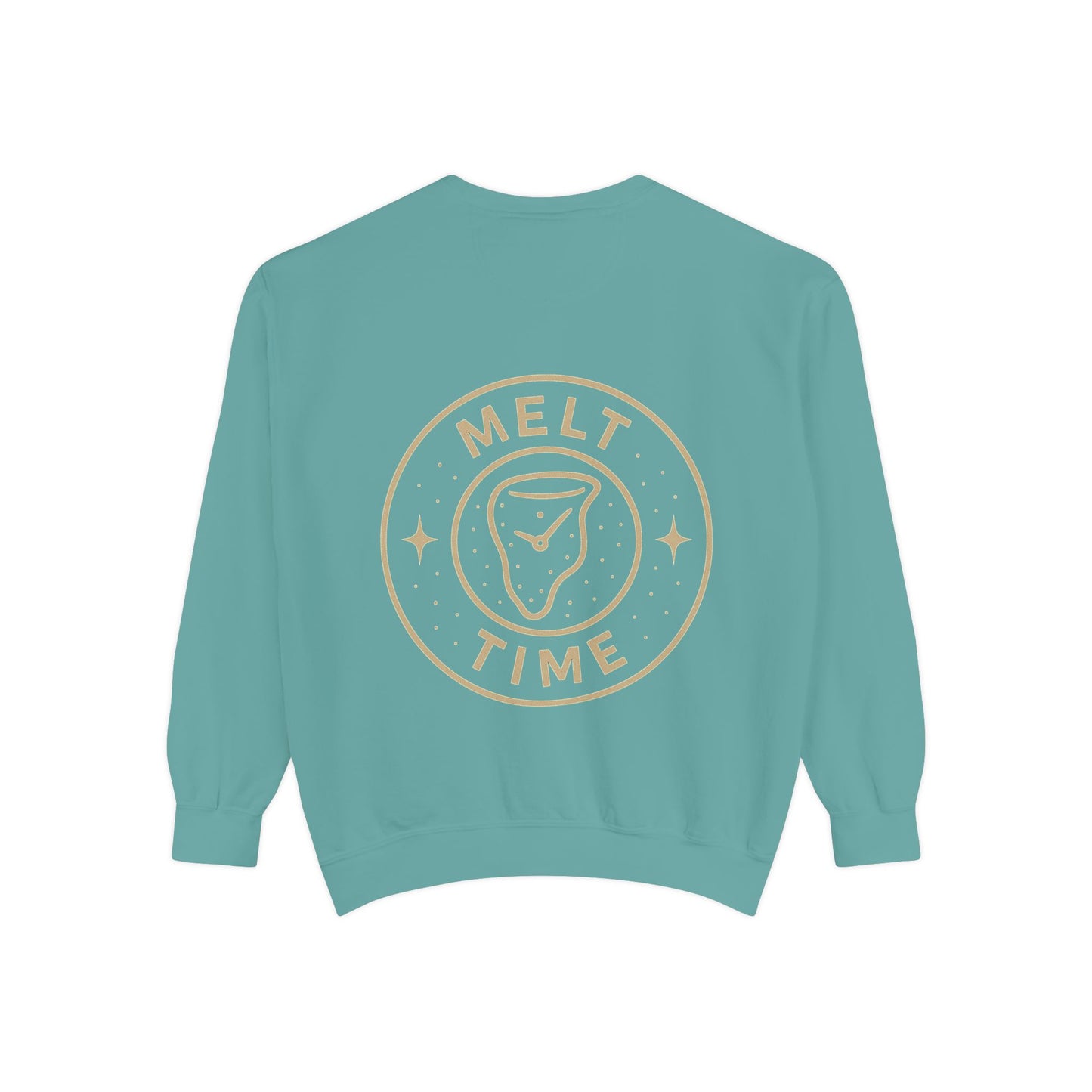 Melt Time Unisex Garment-Dyed Sweatshirt, Cozy Sweatshirt for Relaxation, Casual Wear, Gift for Friends, Fun Gift for Holidays, Trendy [...]