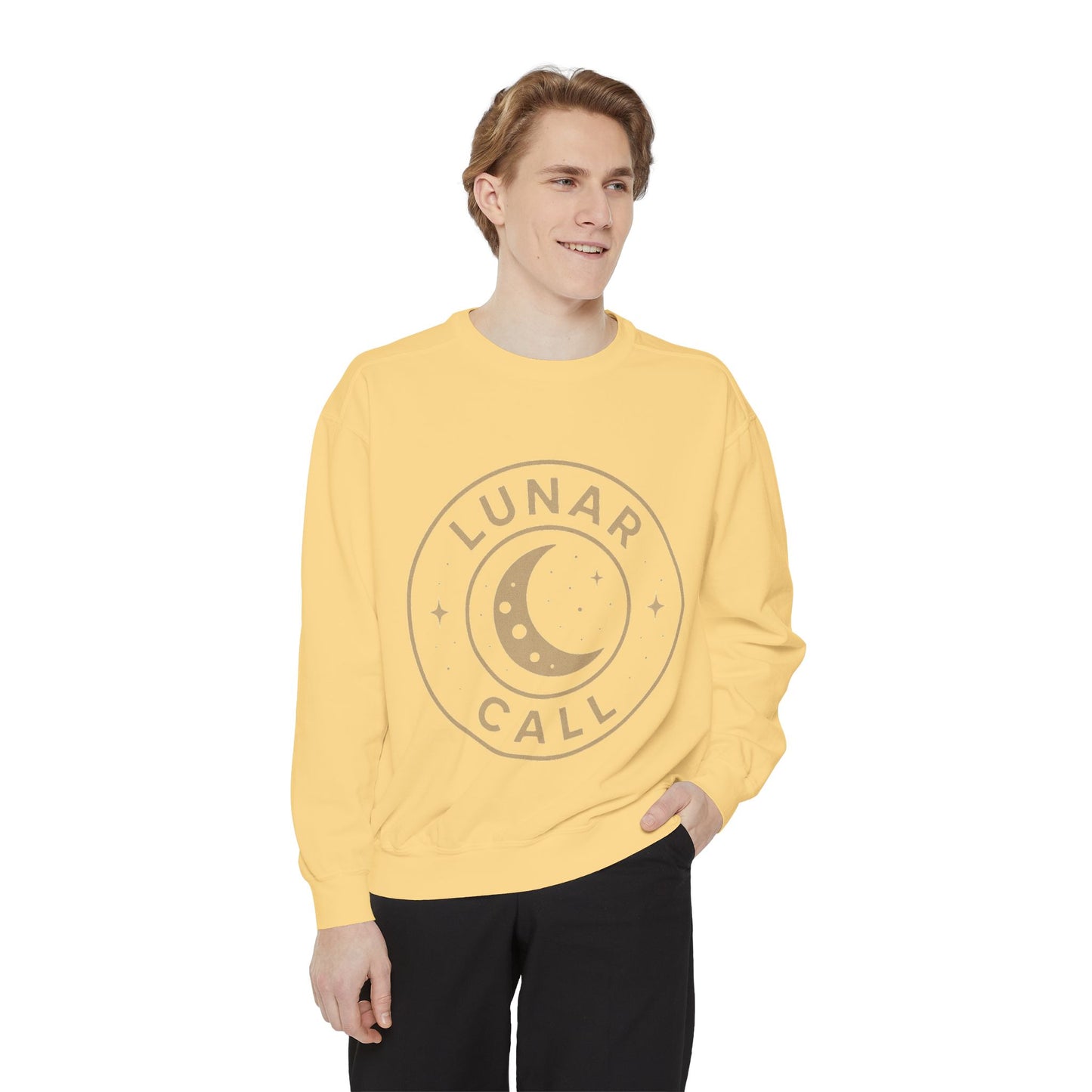 Lunar Call Sweatshirt - Cozy Unisex Design for Dreamers - Astrology Apparel, Gifts for Lunar Lovers, Casual Wear, Celestial Style