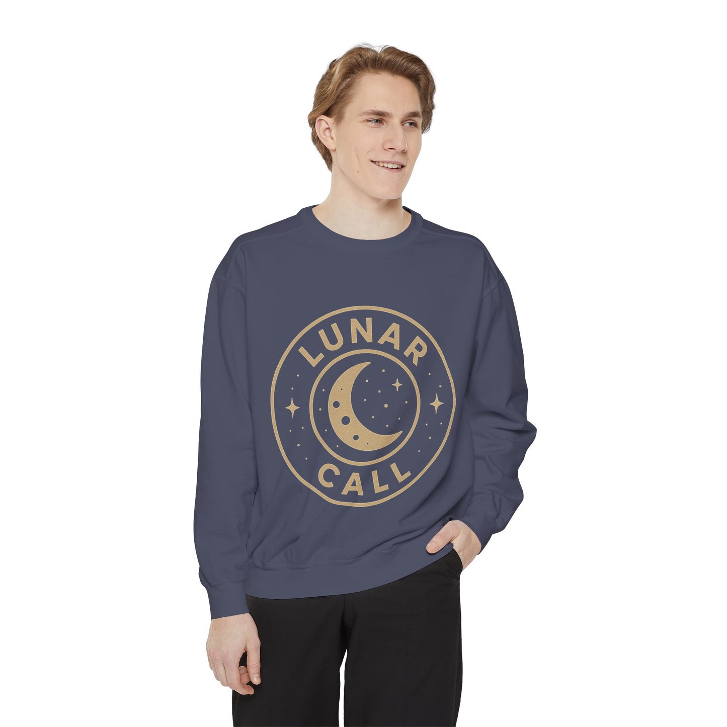 Lunar Call Sweatshirt - Cozy Unisex Design for Dreamers - Astrology Apparel, Gifts for Lunar Lovers, Casual Wear, Celestial Style