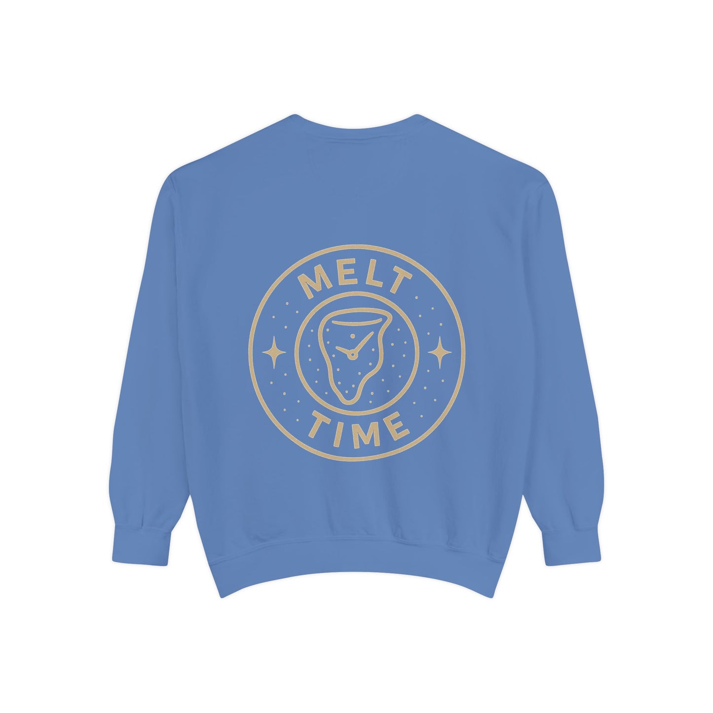 Melt Time Unisex Garment-Dyed Sweatshirt, Cozy Sweatshirt for Relaxation, Casual Wear, Gift for Friends, Fun Gift for Holidays, Trendy [...]