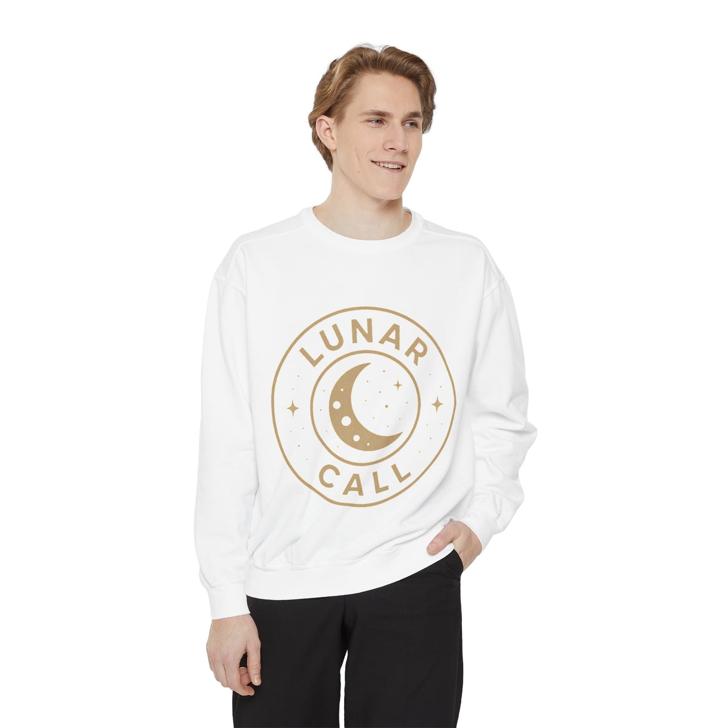 Lunar Call Sweatshirt - Cozy Unisex Design for Dreamers - Astrology Apparel, Gifts for Lunar Lovers, Casual Wear, Celestial Style