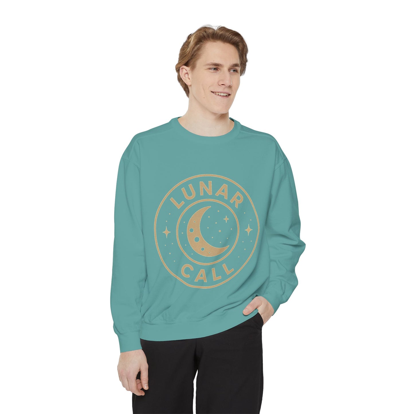 Lunar Call Sweatshirt - Cozy Unisex Design for Dreamers - Astrology Apparel, Gifts for Lunar Lovers, Casual Wear, Celestial Style