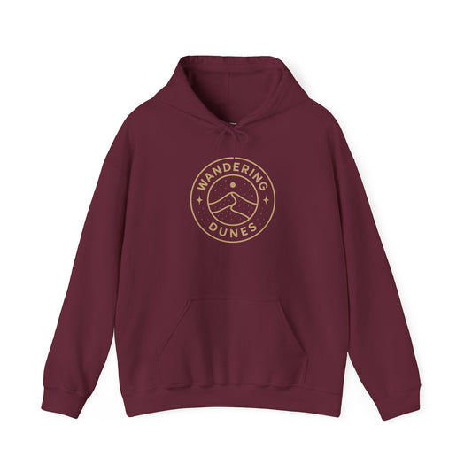 Wandering Dunes Hoodie - Cozy Unisex Sweatshirt for Adventurers, Perfect for Camping, Travel, Gifts, or Everyday Wear