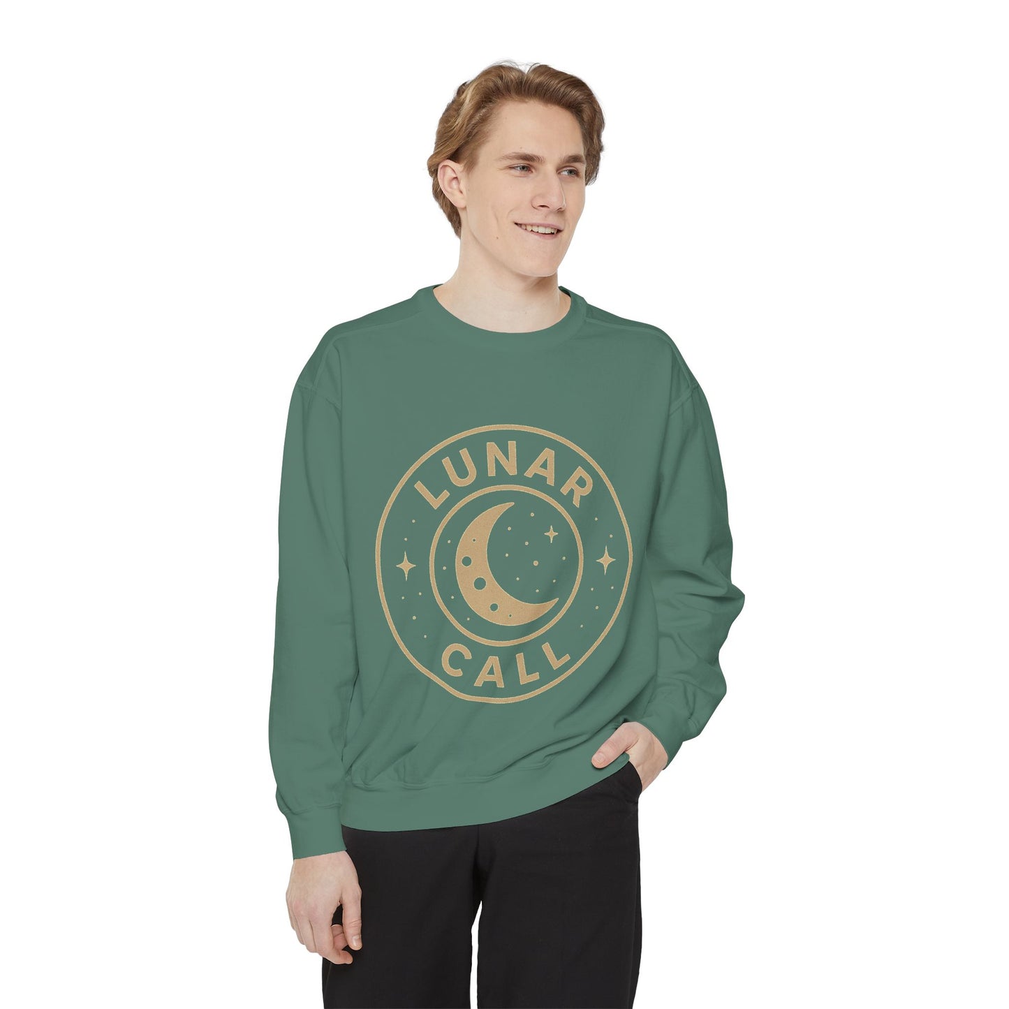 Lunar Call Sweatshirt - Cozy Unisex Design for Dreamers - Astrology Apparel, Gifts for Lunar Lovers, Casual Wear, Celestial Style